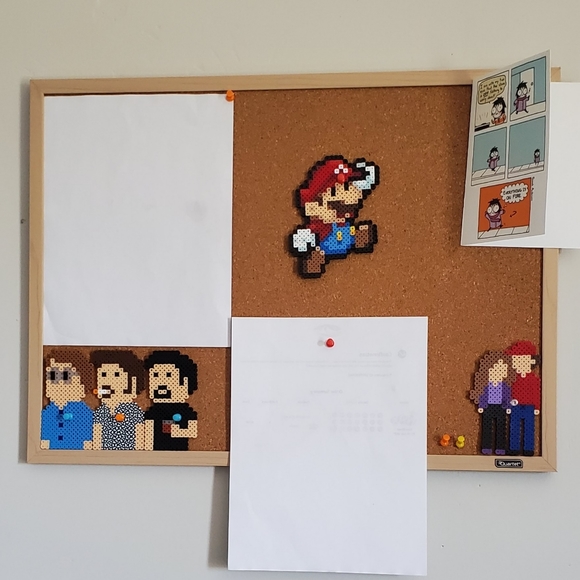 Paper Mario Magnets - Handmade Nerdy Home Decor - Picture 7 of 7